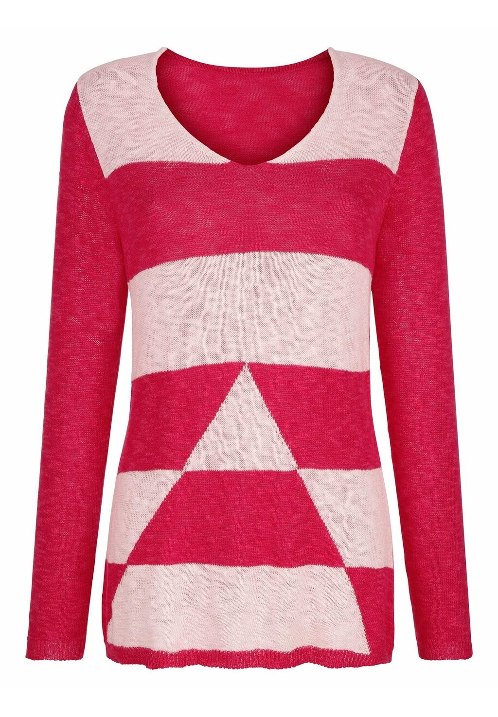 

Джемпер Alba Moda, розовый/белый