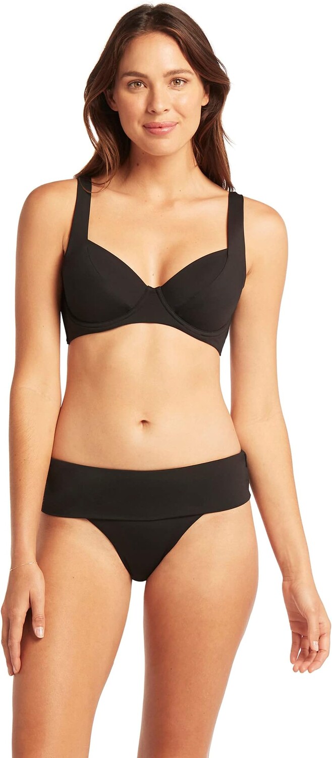 

Брюки с ролл-бэндом Essentials SEA LEVEL SWIM, черный