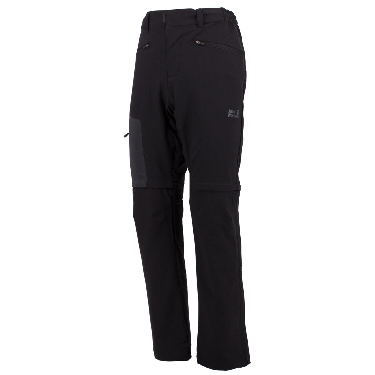 Брюки Jack Wolfskin Hose Activate Zip Away Pants, черный