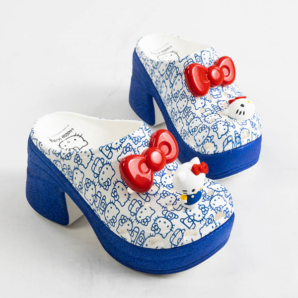 Сабо с сиреной Hello Kitty x Crocs, белый цена и фото
