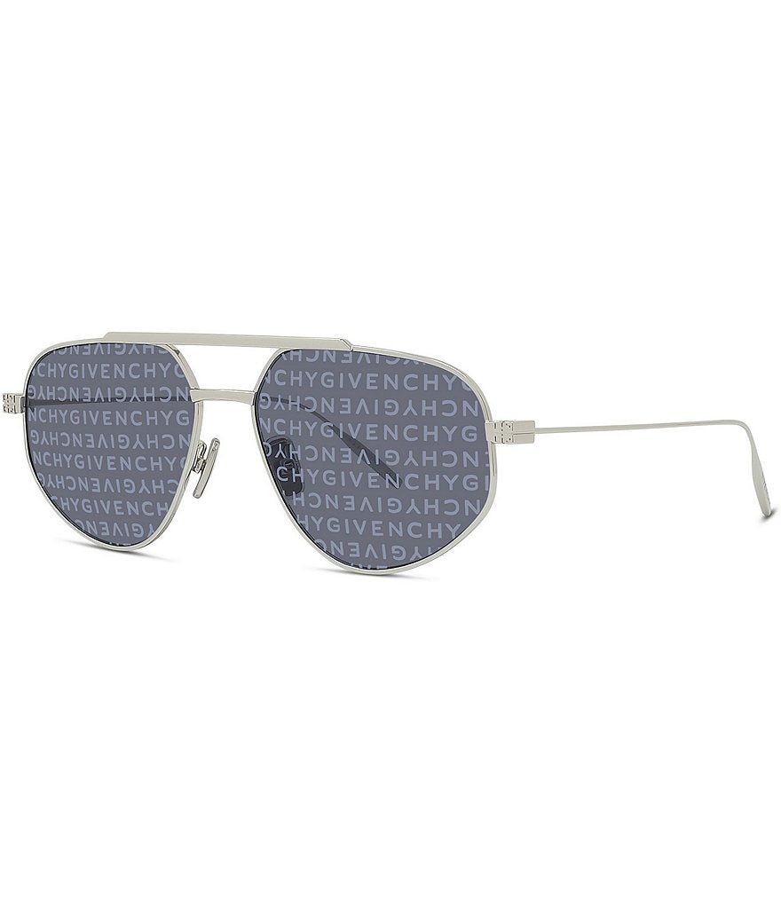 Солнцезащитные очки-навигатор унисекс GV Speed ​​57 мм от Givenchy, серебро