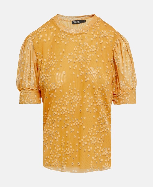 

Рубашка блузка Soaked in Luxury, желтый
