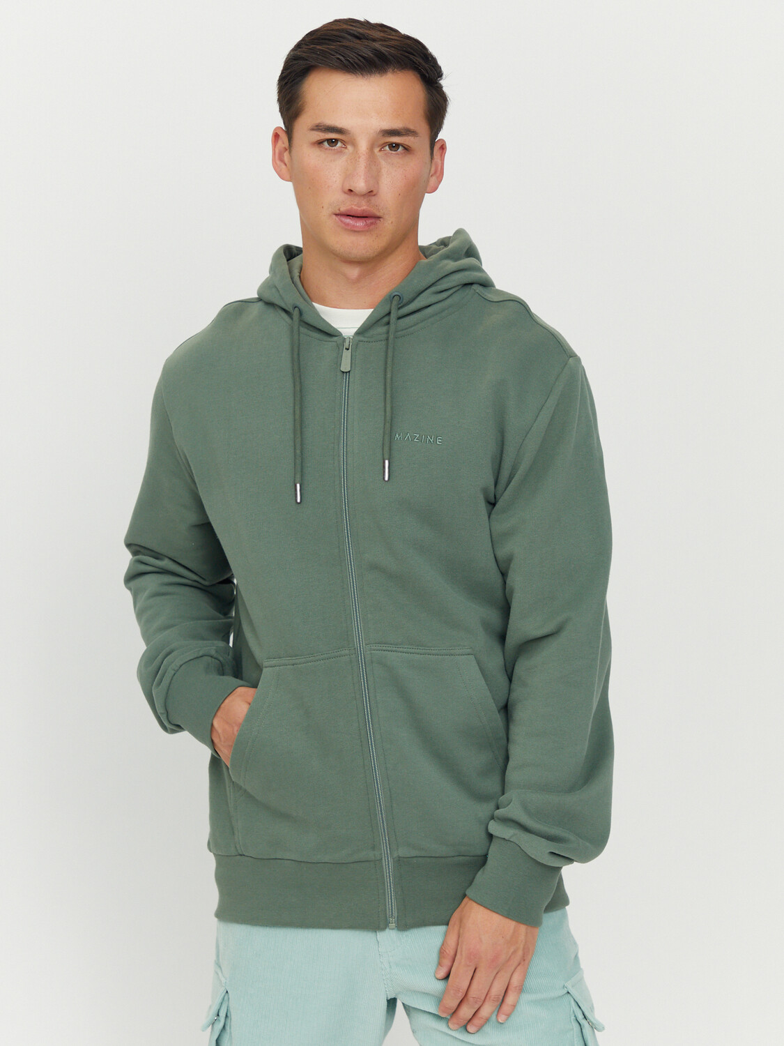 

Толстовка MAZINE Kapuzen Burwood Zipper, цвет jade