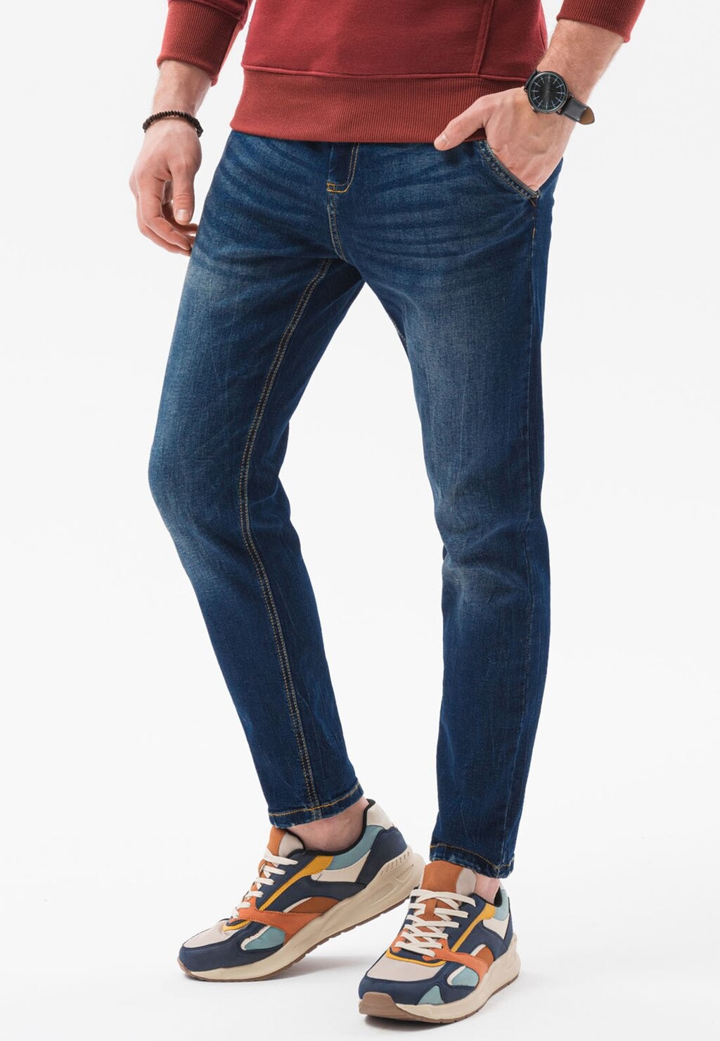 

Джинсы приталенного кроя P1077 Ombre, цвет jeans