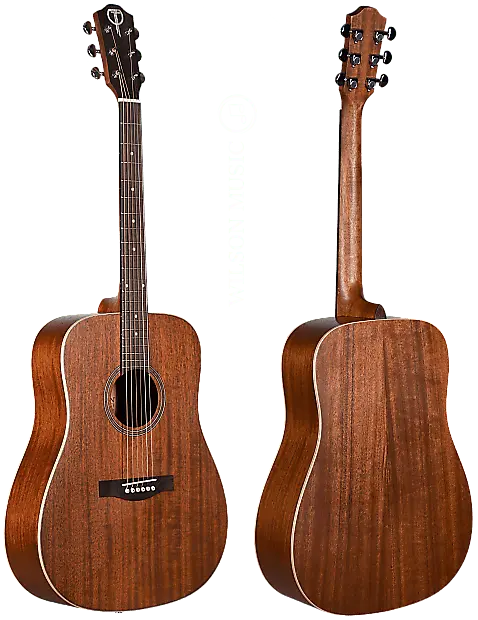 

Акустическая гитара Teton STS103NT-OP Dreadnought African Solid Mahogany Top 6-String Acoustic Guitar - Natural