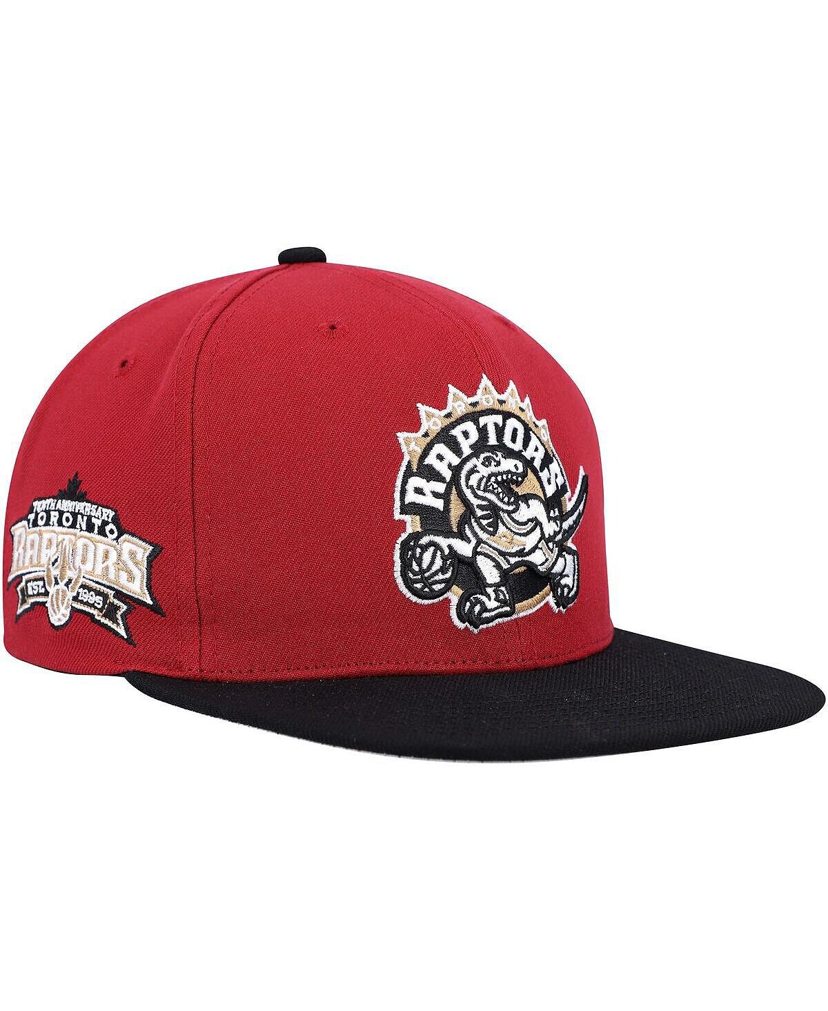 

Мужская красно-черная кепка Toronto Raptors Hardwood Classics Free Bird Snapback Mitchell & Ness