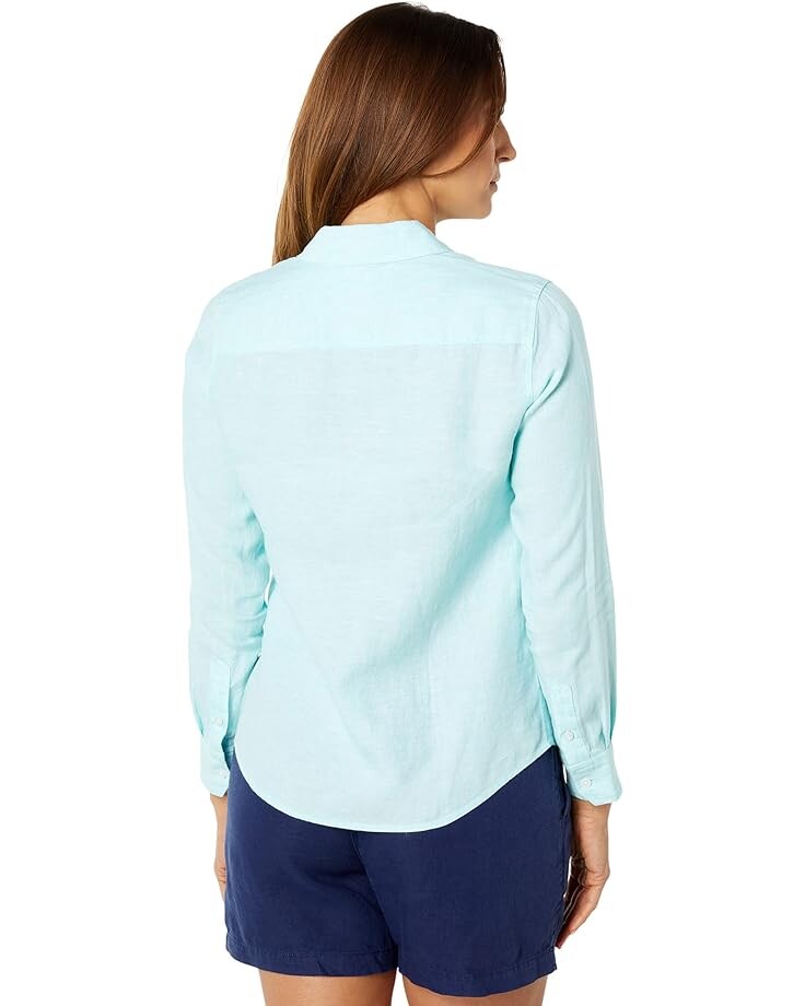 

Рубашка Tommy Bahama Long Sleeve Coastalina Shirt, цвет Aquarius