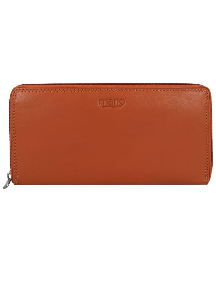 

Кошелек mano Donna Giulia Leder 20 cm, коричневый