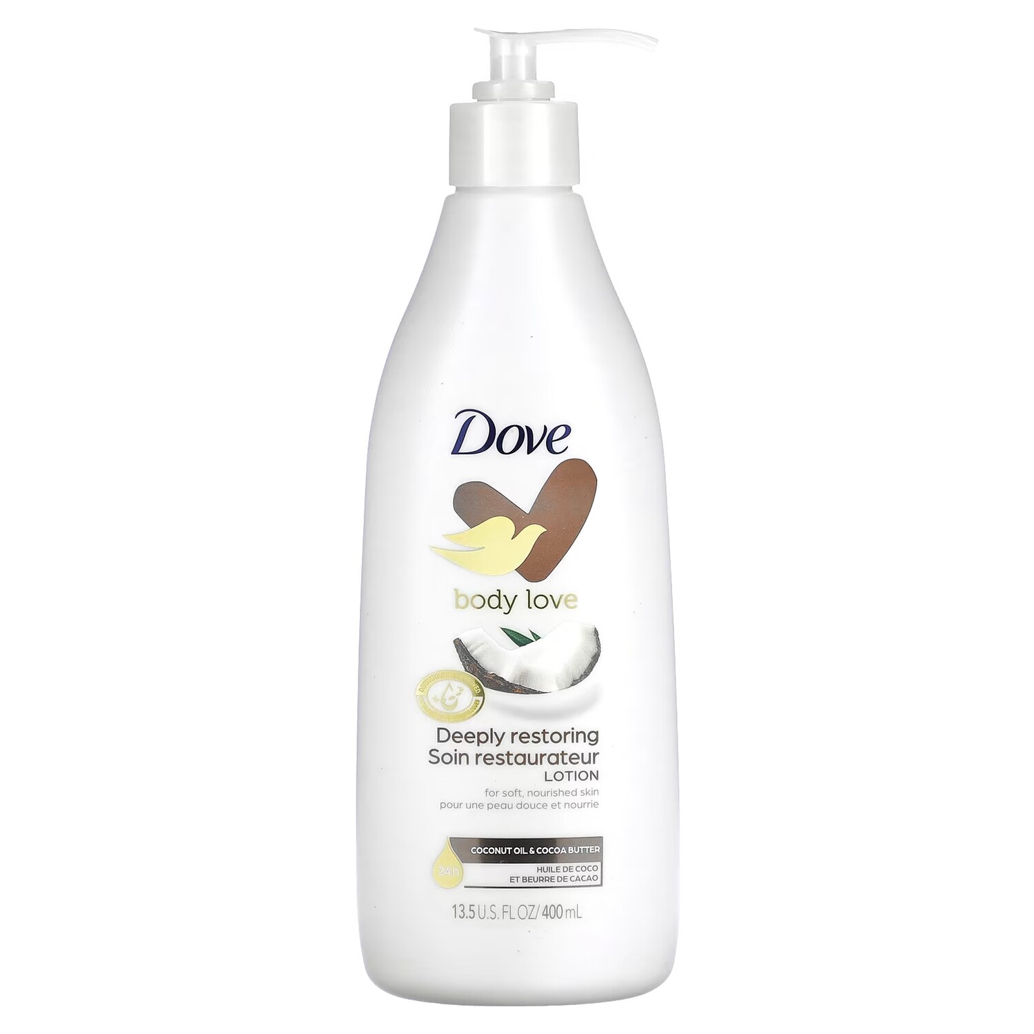 

Лосьон Dove с кокосовым маслом и маслом какао, 400 мл