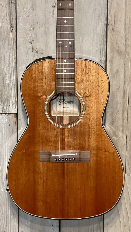 Акустическая гитара Takamine Koa EF407 Legacy Series New Yorker Parlor Acoustic/Electric Guitar Natural Gloss, Thanks !