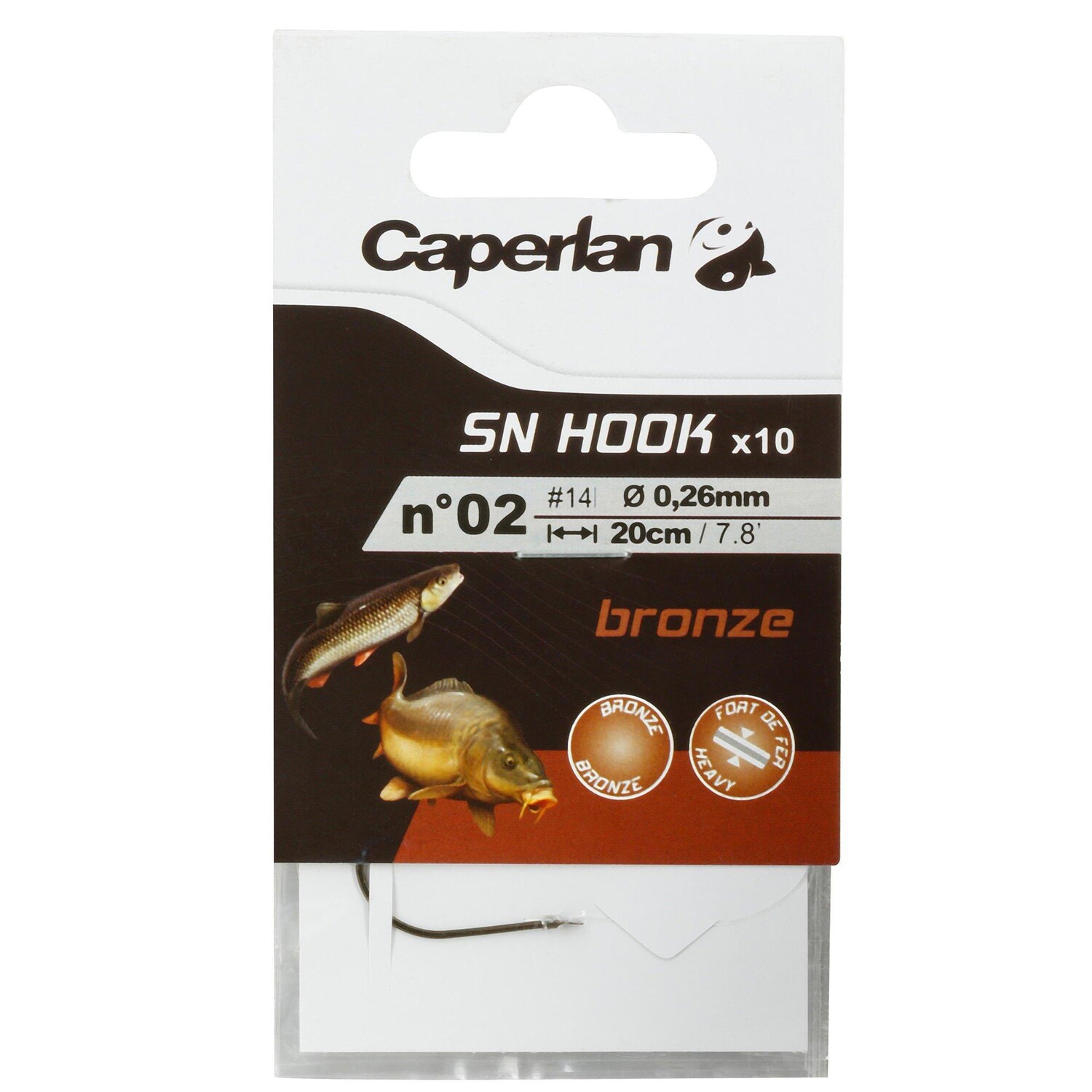 

Decathlon Sn Hook Бронзовые крючки с оснасткой Caperlan, зеленый