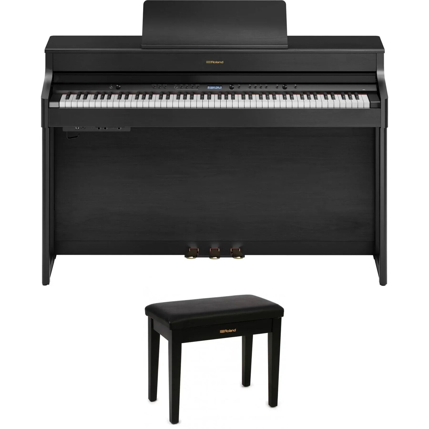 

Цифровое пианино Roland HP702 — угольно-черный