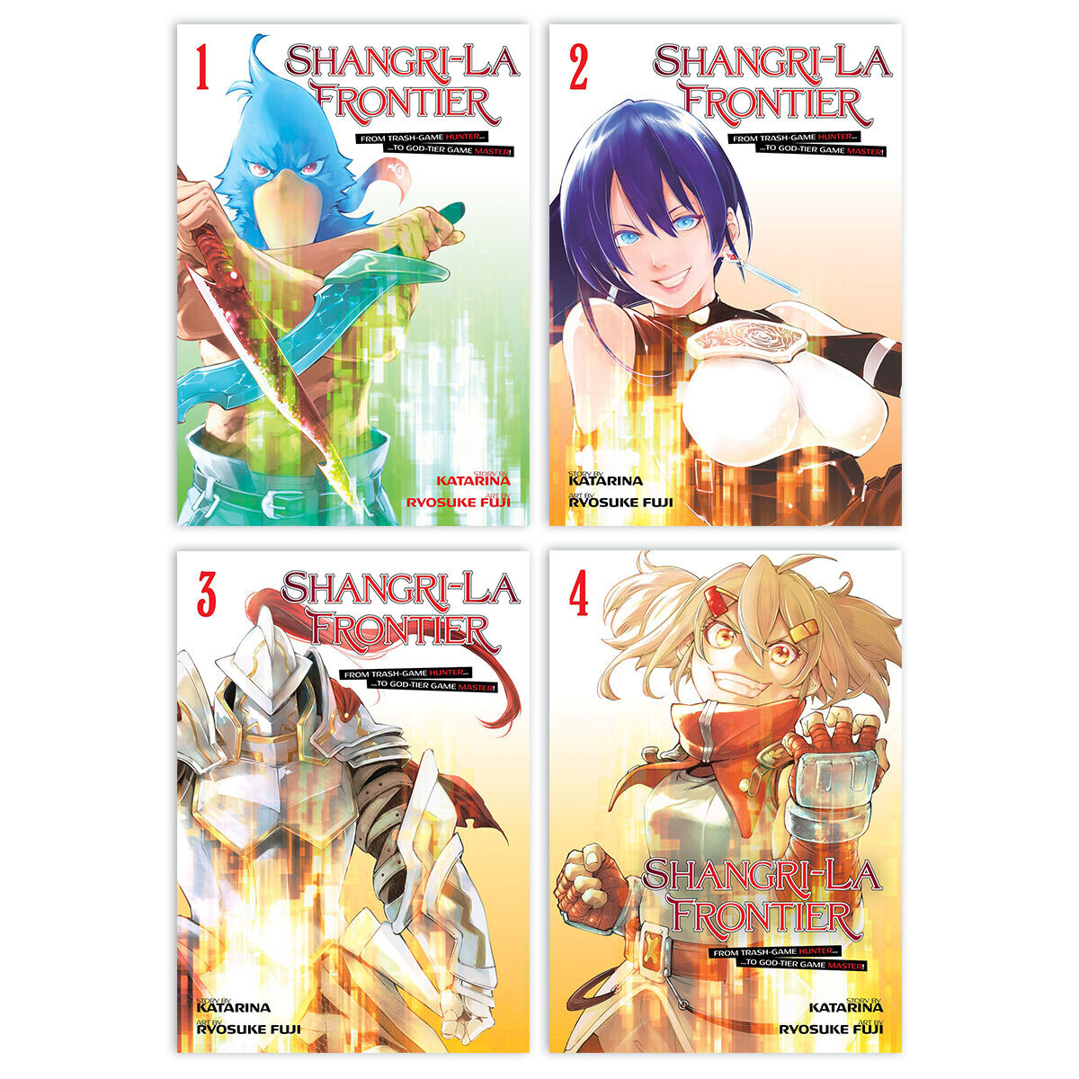 

Манга Shangri-La Frontier Manga (1-4) Bundle