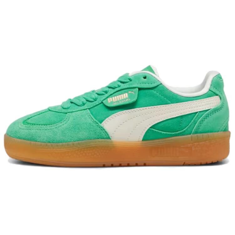 

Кроссовки Puma Palermo Skateboarding Shoes Women's Low-top Jade Cream - Pumice Ivory - Puma Gold, цвет Jade Cream - Pumice Ivory - PUMA Gold