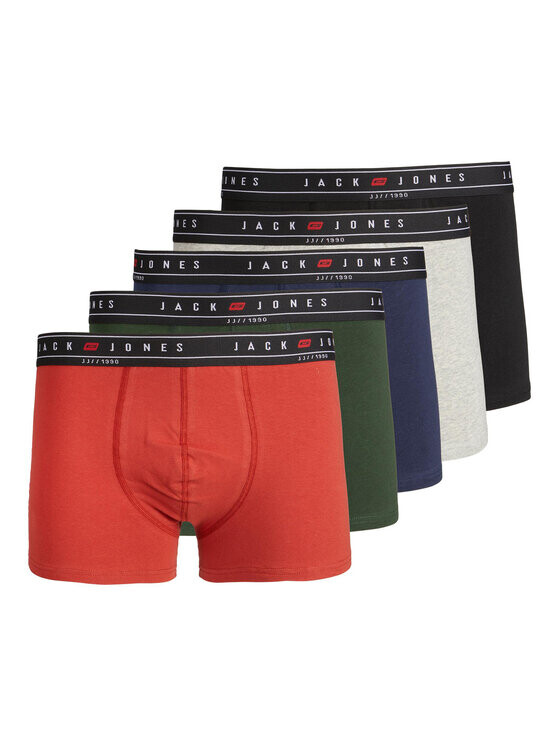 

Комплект из 5 боксеров Jack&Jones, мультиколор