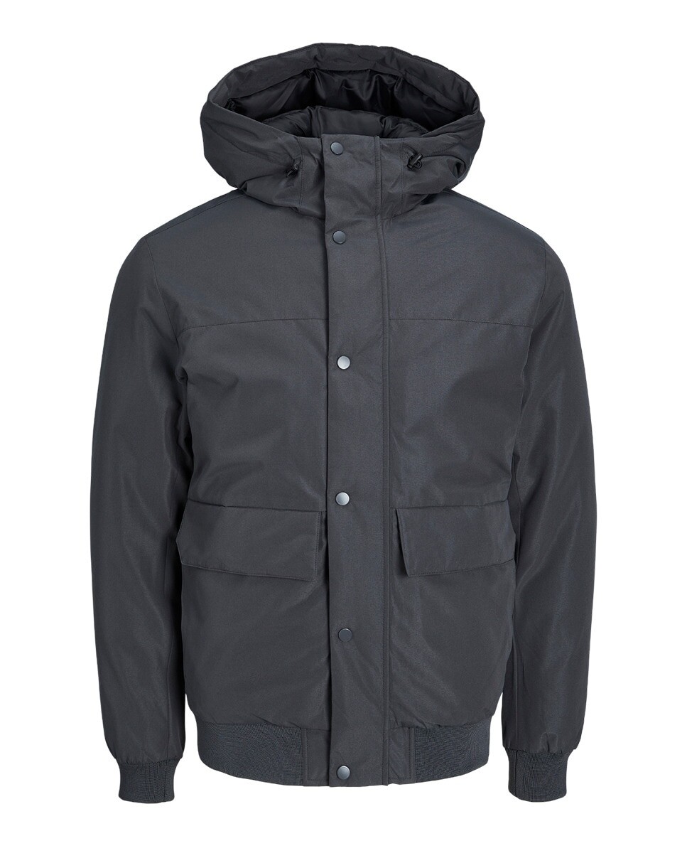 

Мужская бимбре куртка с капюшоном Jack & Jones, серый