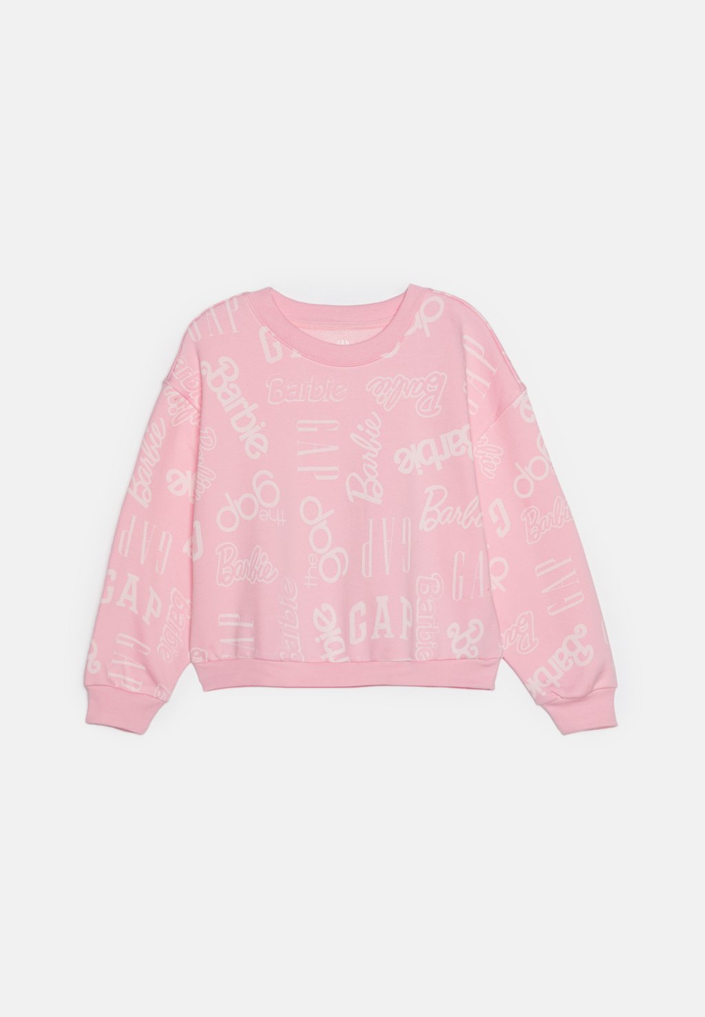 цена Толстовка Barbie Mat X Gap Girls Sweatshirt GAP, цвет old school pink