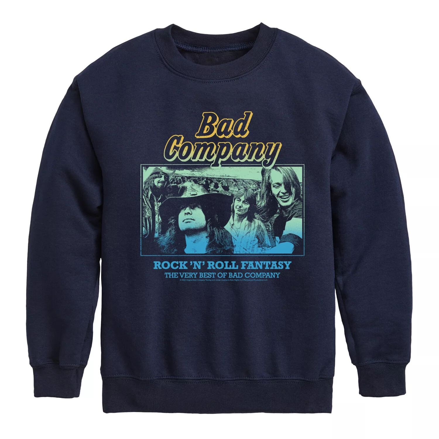 

Флис в стиле рок-фэнтези Bad Company для мальчиков 8–20 лет Licensed Character, синий