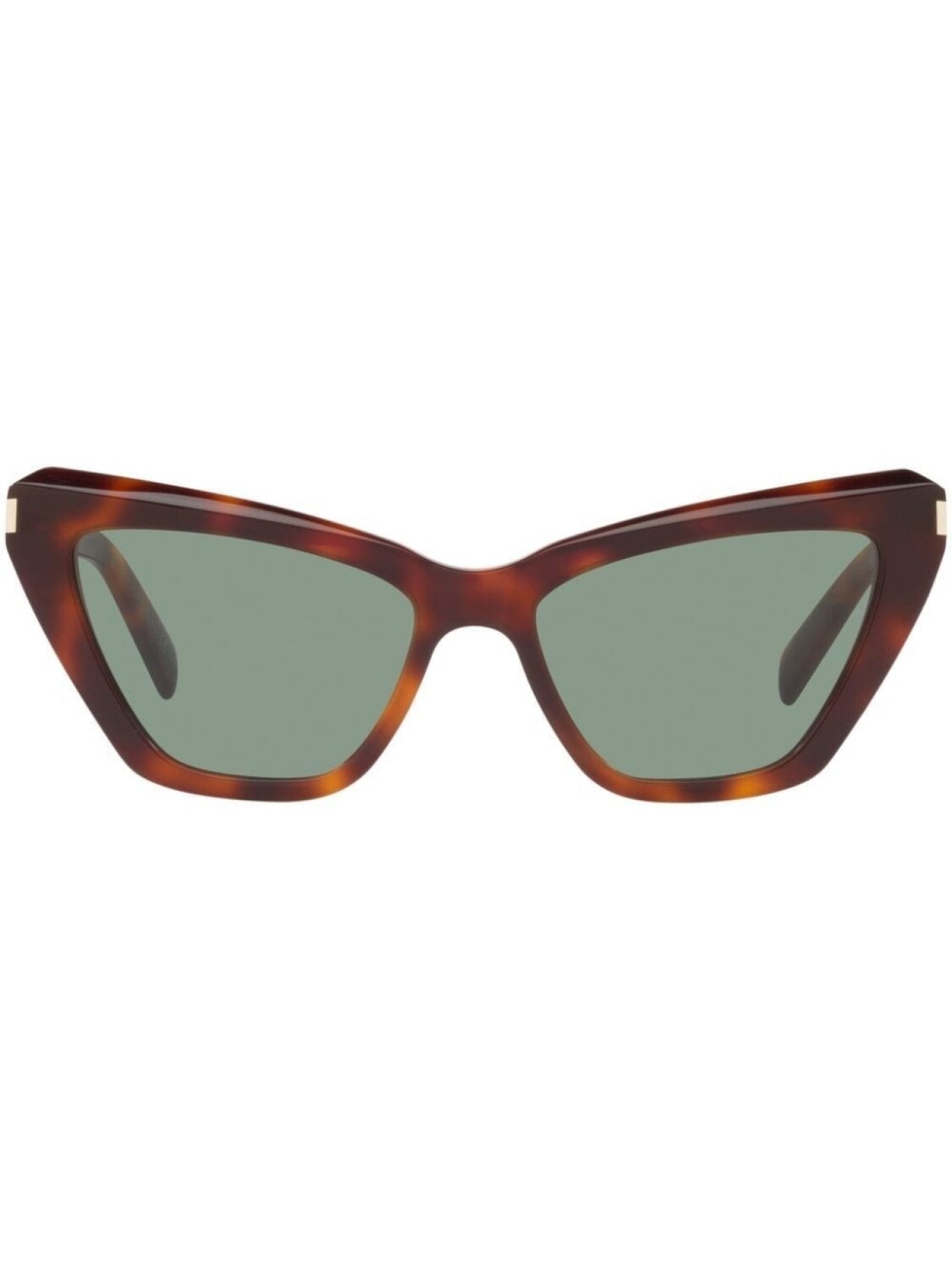 

Saint Laurent Eyewear солнцезащитные очки в оправе 'кошачий глаз', коричневый
