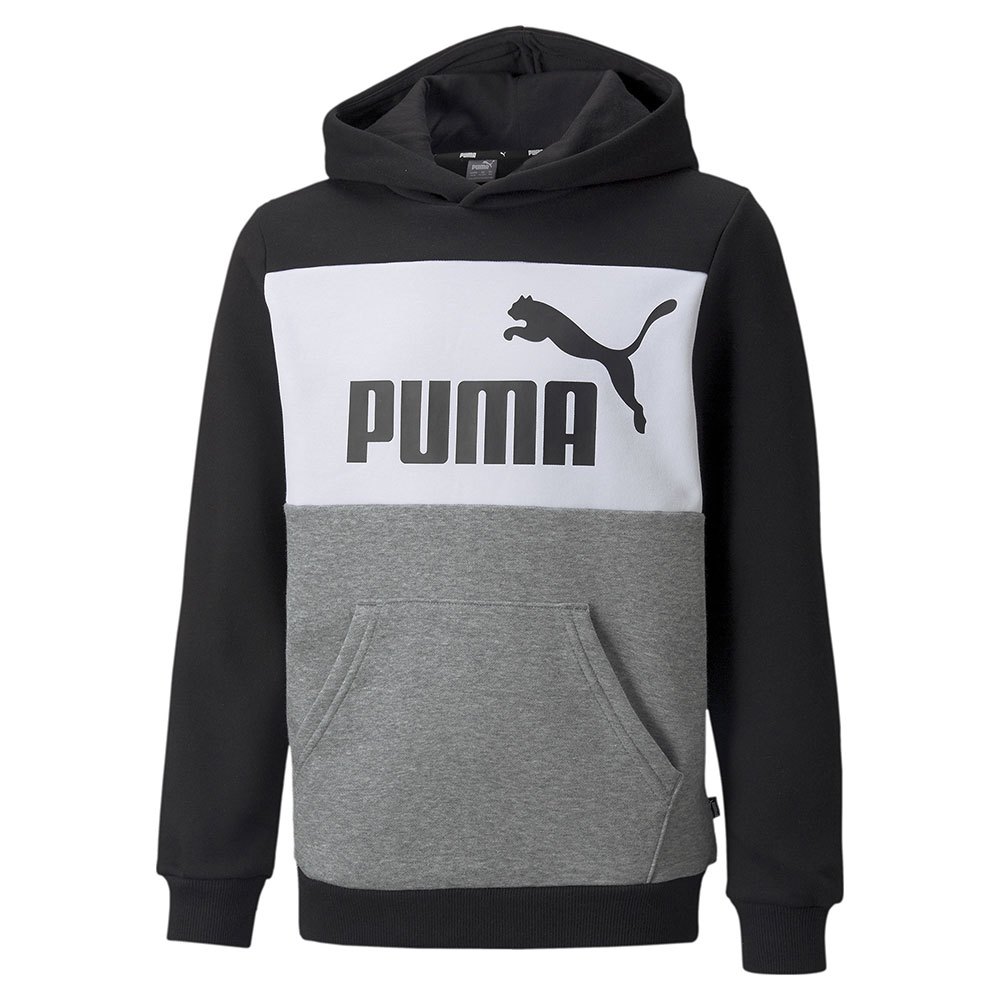 Толстовка Puma Essentials+ Colorblock Fl, серый