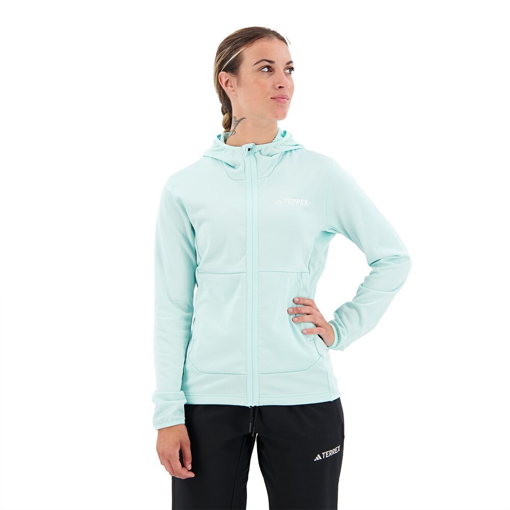

Толстовка adidas Terrex Xperior Light Fleece, зеленый