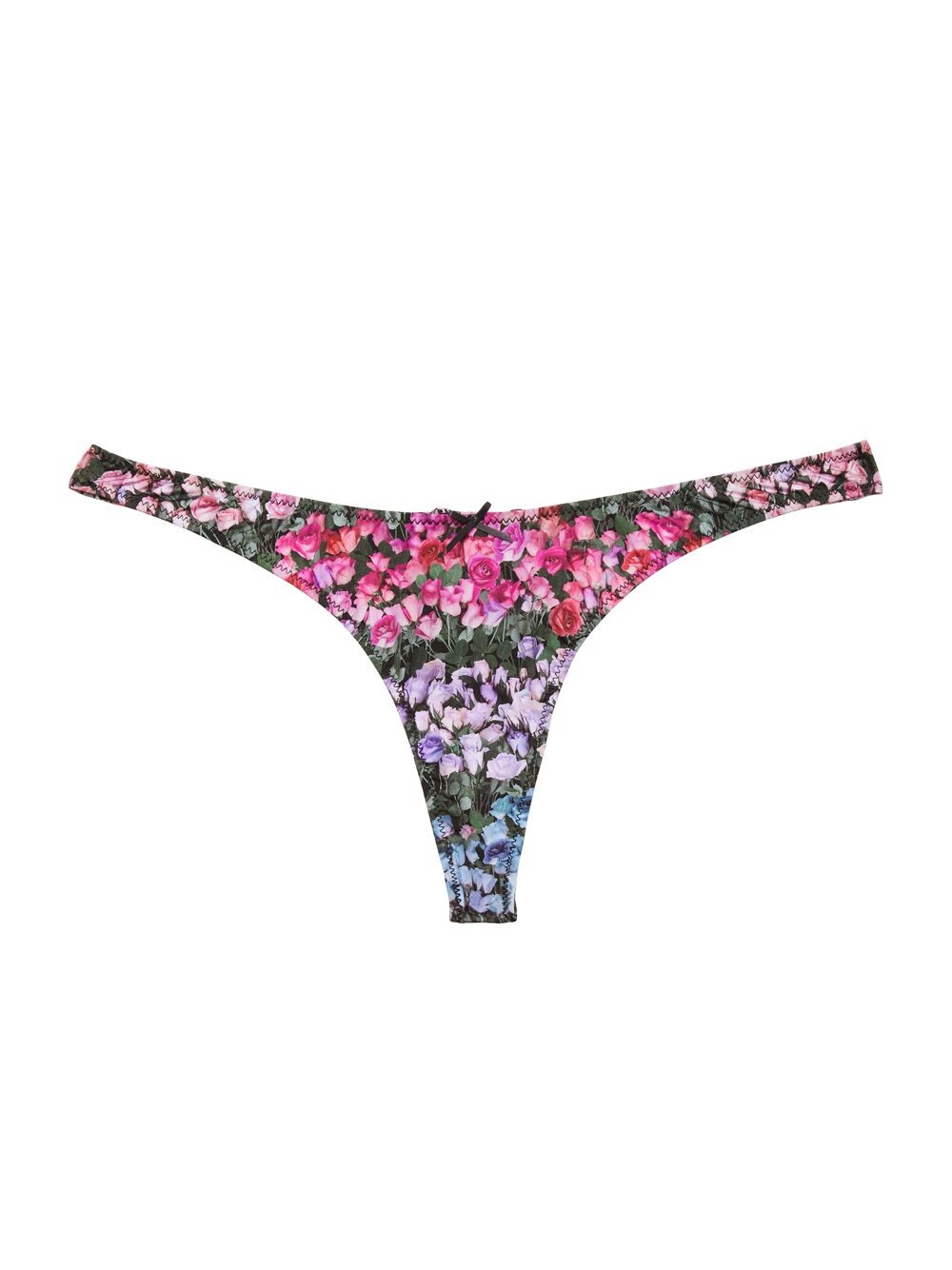 

Высокие трусы Rose из джерси Fleur du Mal, роза