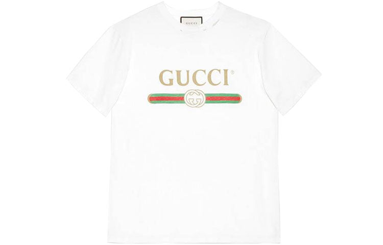 

Футболка GUCCI с принтом, белый