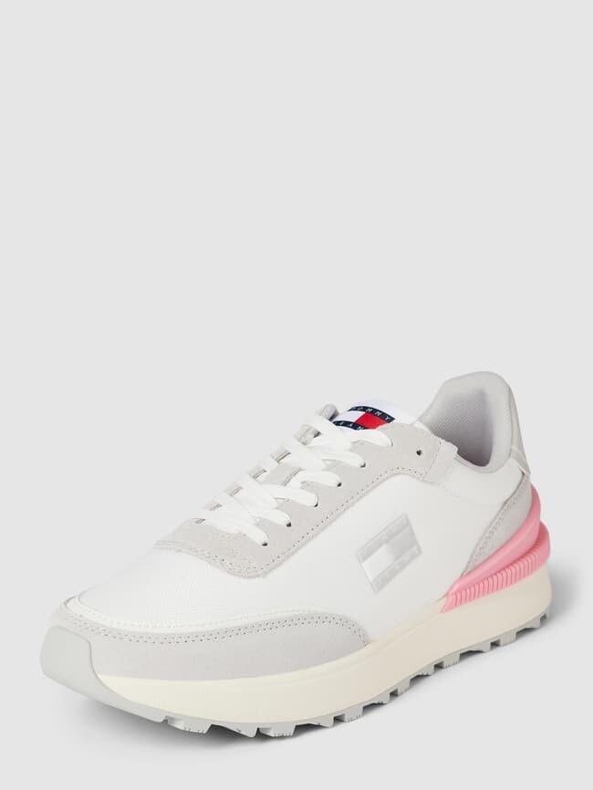 

Кожаные кроссовки с лейблом модели TECH RUNNER Tommy Jeans, светло-розовый