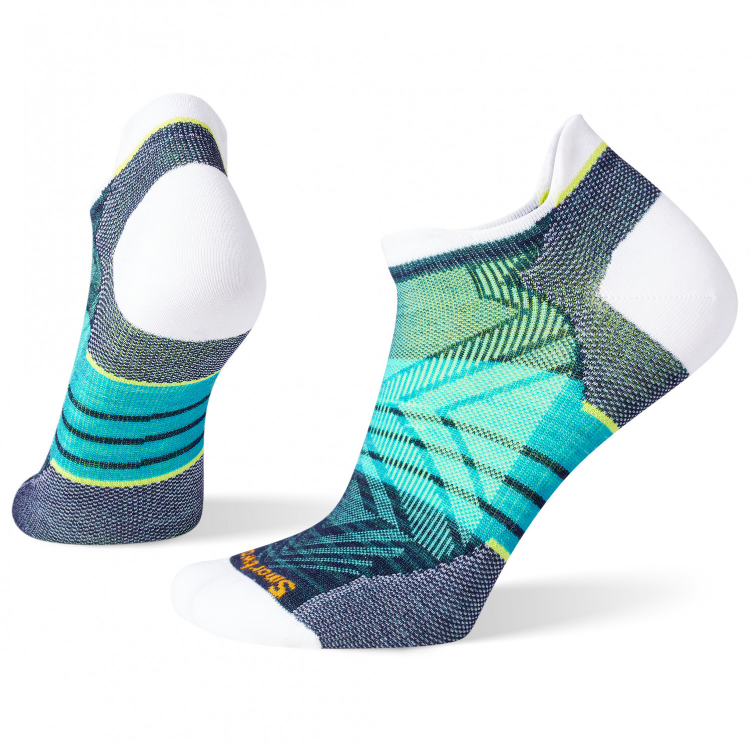 

Носки для бега Smartwool Women's Run Zero Cushion Stripe Low Ankle, белый