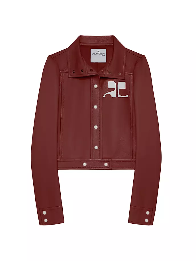 

Виниловая куртка Reedition Courreges, красный