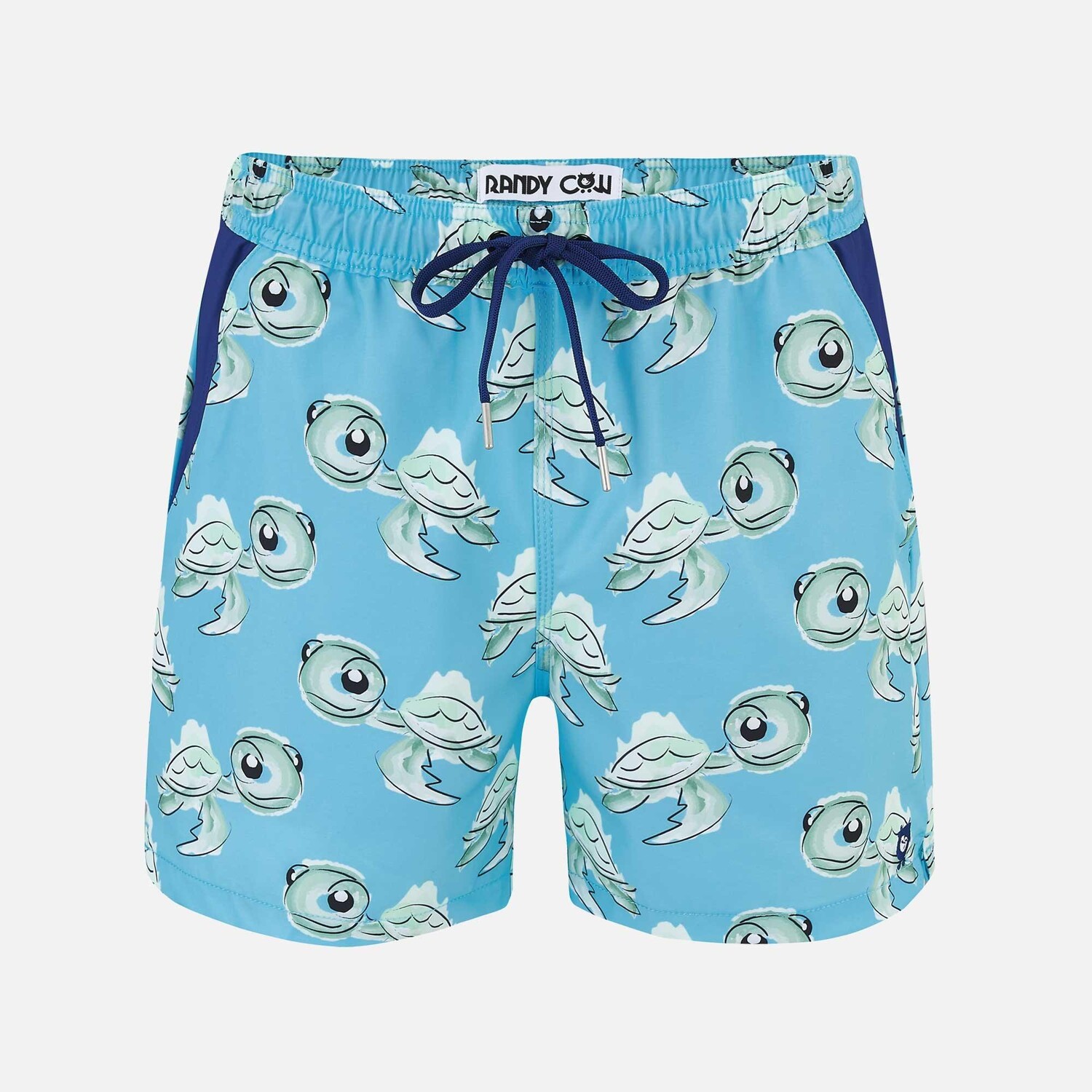 

Водонепроницаемые шорты для плавания с карманами Turtles Randy Cow, синий