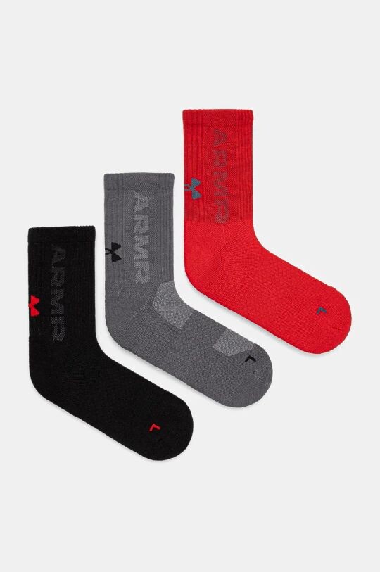 

3 пары носков Under Armour, красный