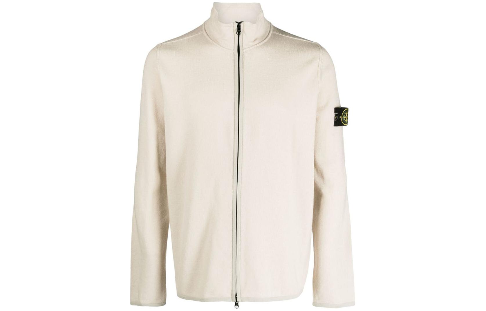 

Толстовка мужская цвета слоновой кости Stone Island, белый