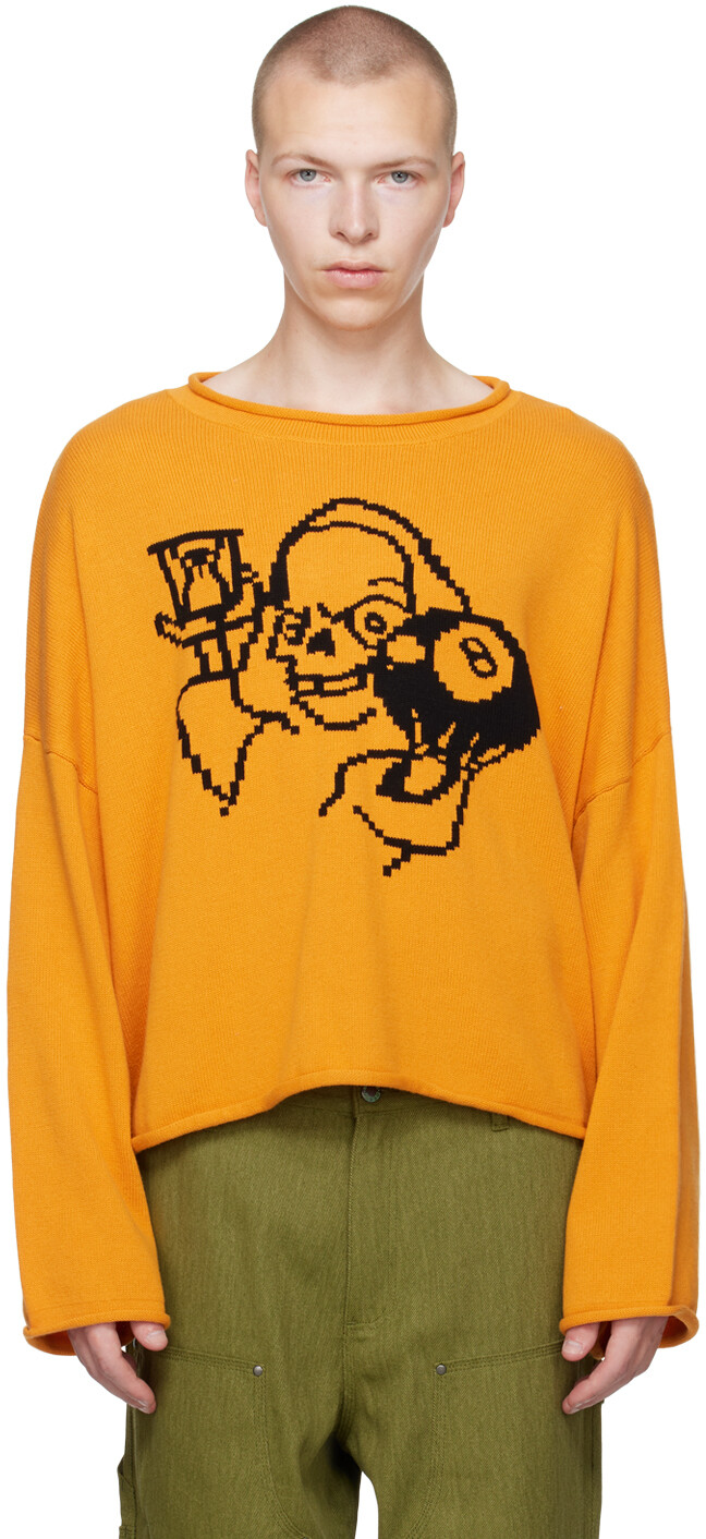 

Толстовка Brain Dead Orange Tough Luck
