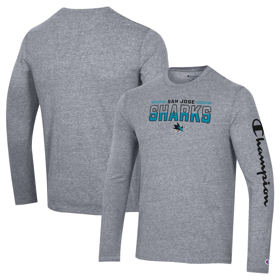 

Футболка с длинным рукавом Champion San Jose Sharks, серый