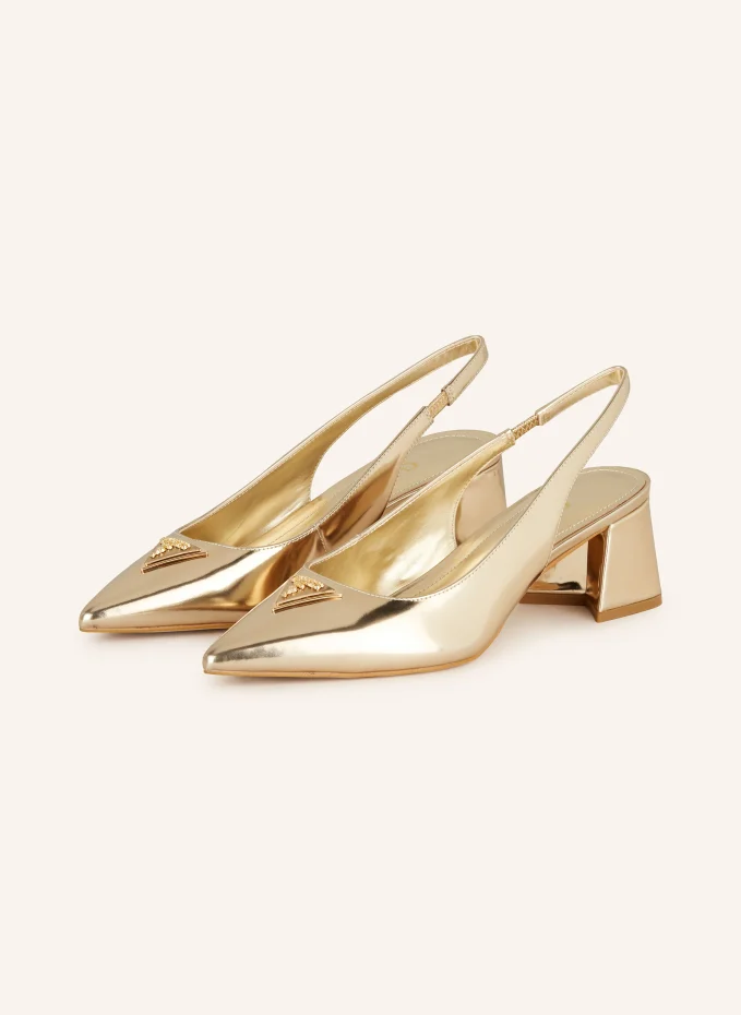 

Туфли zanda с пяткой на пятке Guess, желтый