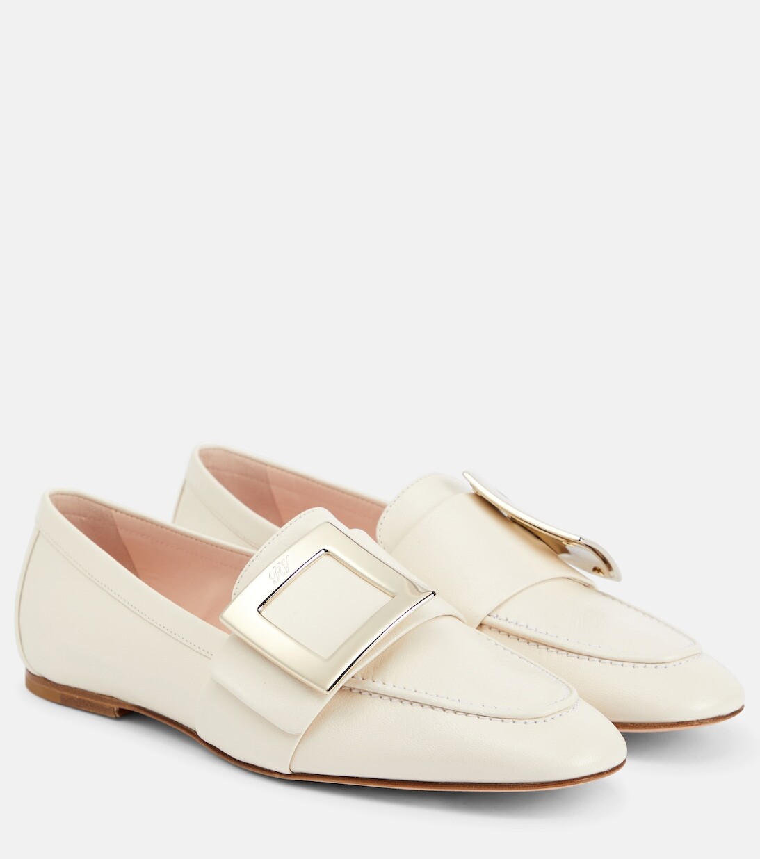 

Кожаные лоферы Roger Vivier, белый