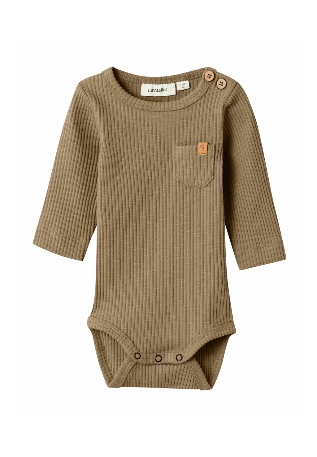 

Боди LANGARM Lil' Atelier, цвет tan