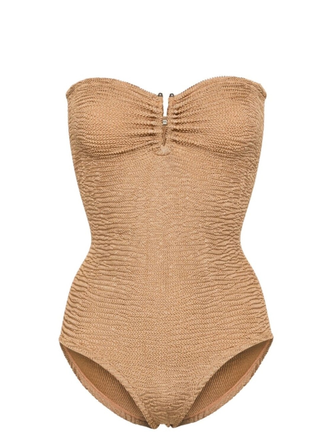 

PARAMIDONNA купальник Frida из сирсакера, нейтральный цвет
