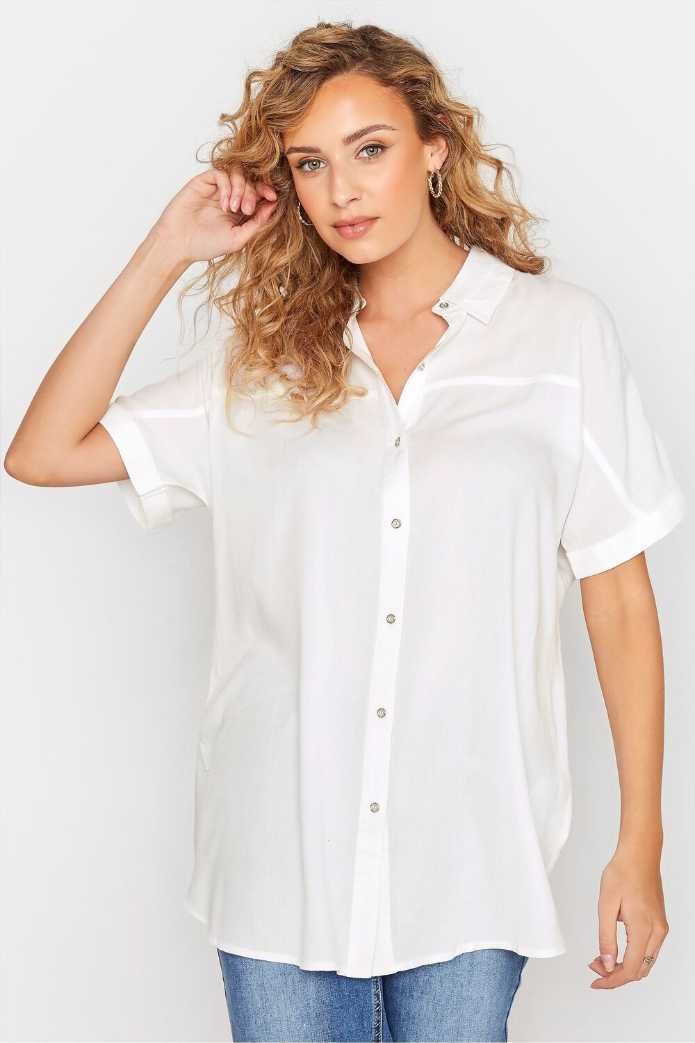 

Рубашка с коротким рукавом Long Tall Sally, белый