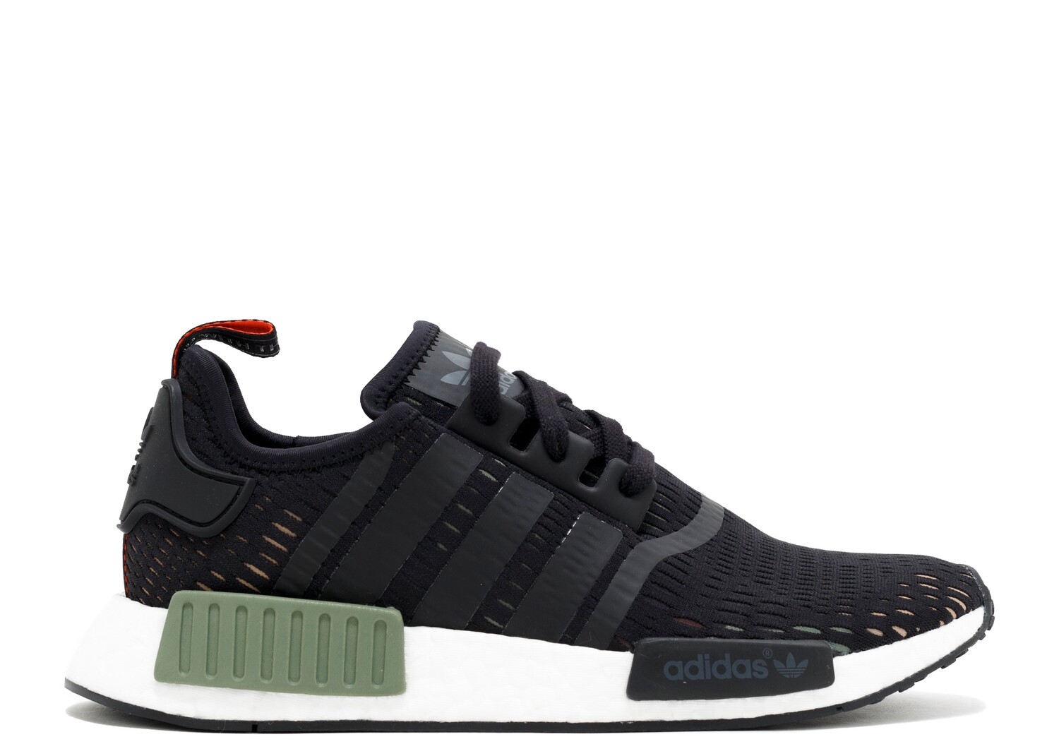 Кроссовки adidas Nmd R1 'Base Green', черный