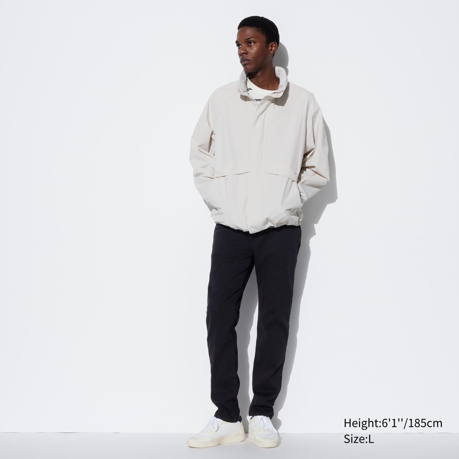 

Джинсы узкого кроя ezy ультрастрейч UNIQLO, черный