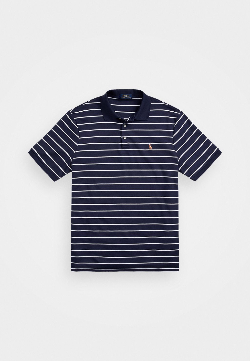 

Polo РУБАШКА ПОЛО ИЗ МЯГКОГО ХЛОПКА CUSTOM SLIM FIT Polo Ralph Lauren, изысканный темно-синий/ванильный