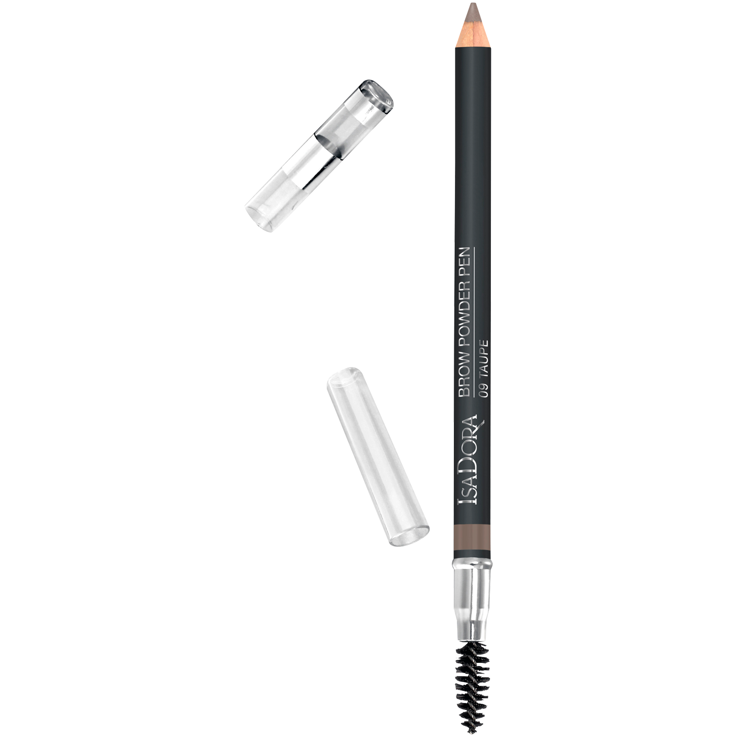 Пудровый карандаш для бровей 09 серо-коричневый Isadora Brow Powder Pen, 1,3 гр карандаш для бровей пудровый isadora brow powder pen 0 09 г