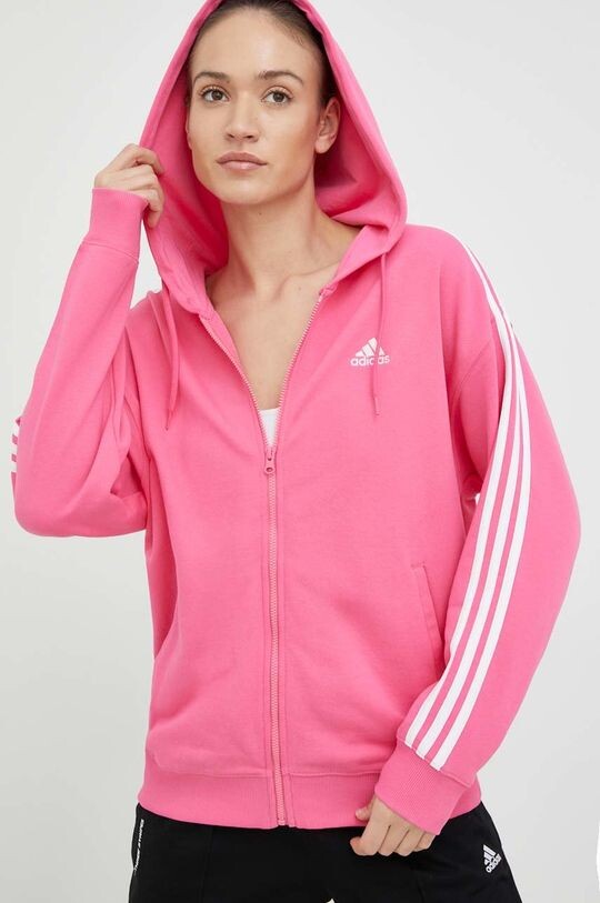 

Толстовка Adidas из хлопка adidas, розовый