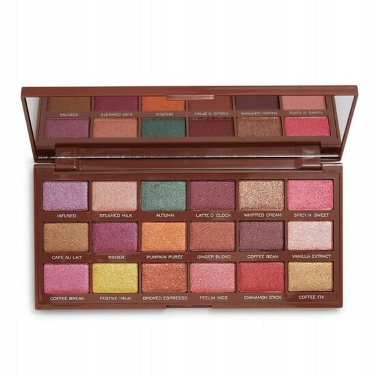 

Тыквенный латте со специями Makeup Revolution, Revolution Tasty Palette , разноцветный