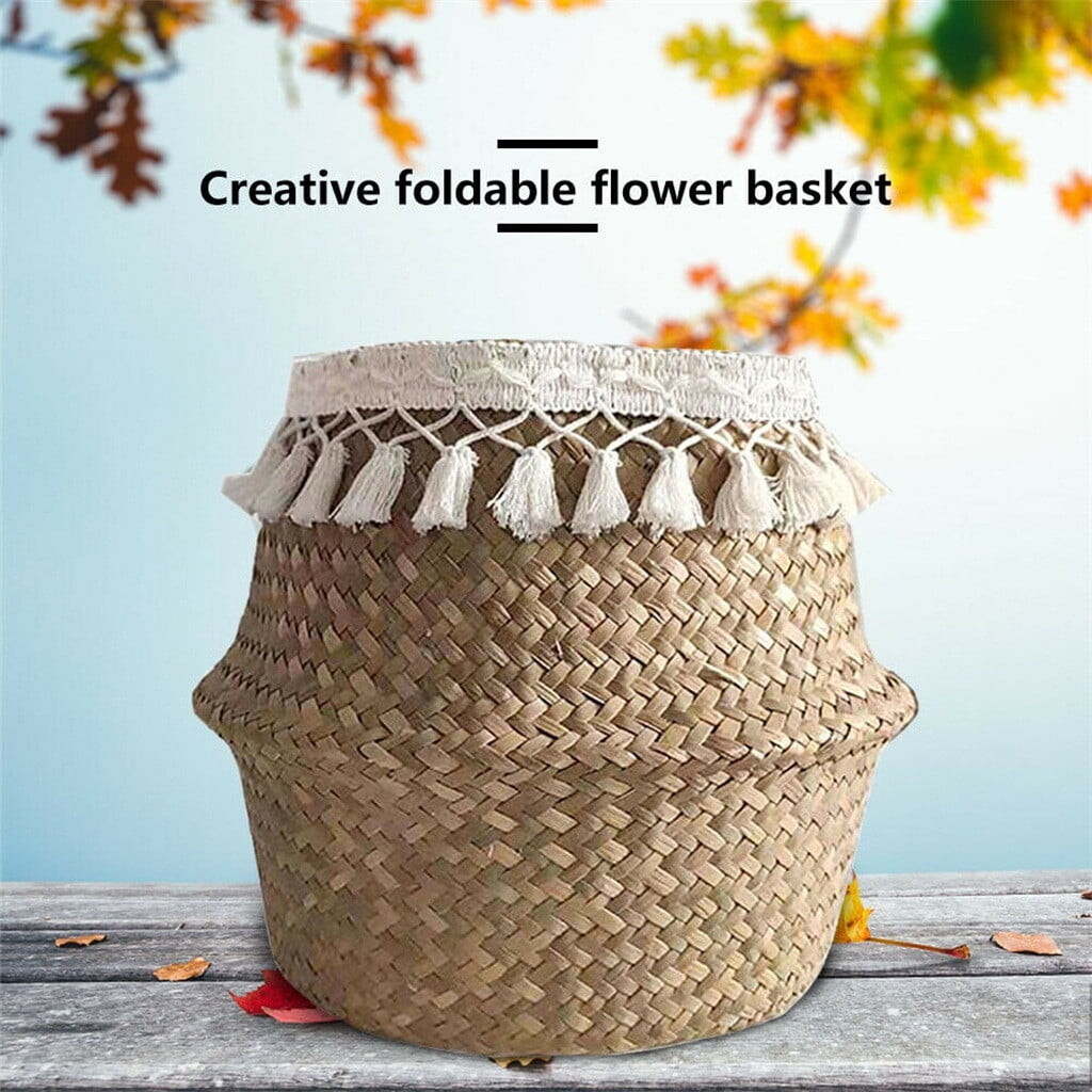 

Плетеный цветочный горшок из ротанга Pot Wicker Gardens, зеленый