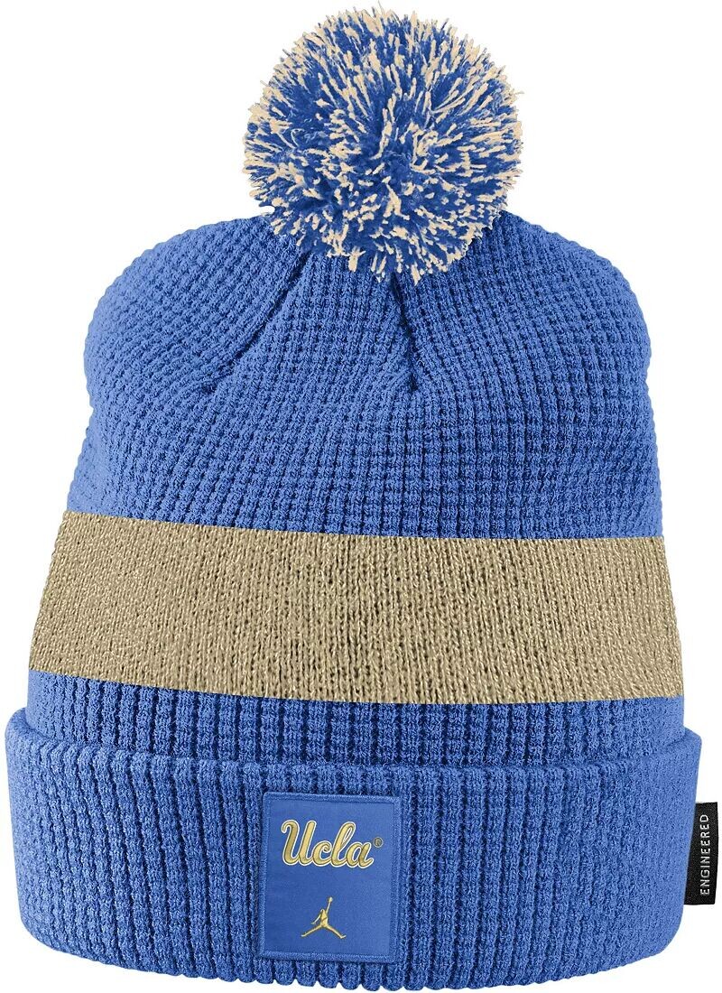 

Футбольная шапка Jordan UCLA Bruins True Blue с помпонами на манжетах