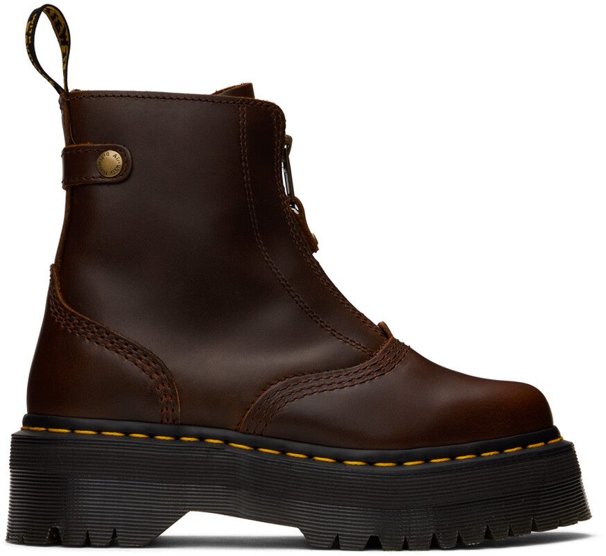 

Коричневые ботинки Dr. Martens Jetta