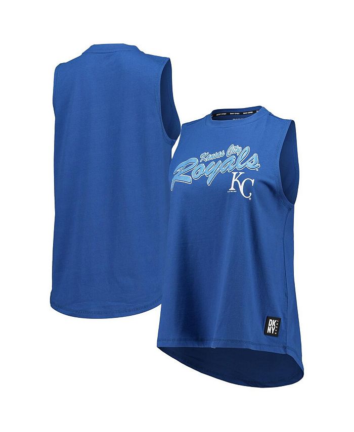 

Женская майка Royal Kansas City Royals Marcie DKNY, синий